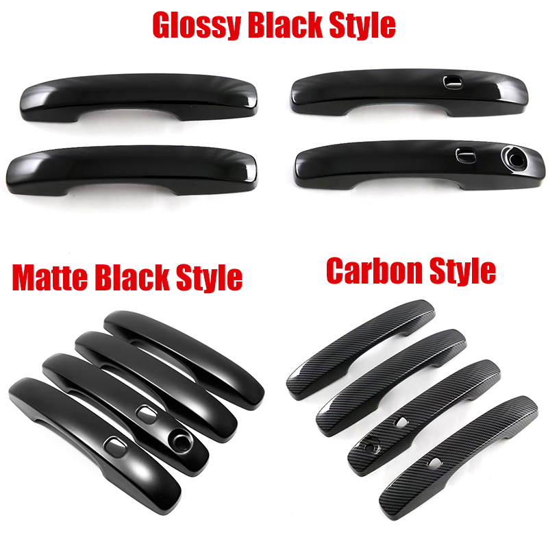 Door Handle With Smart Key Holes Cover 4pcs For Ford Ranger 2023-2024